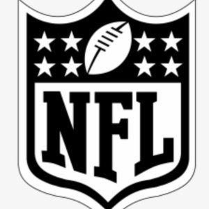 NFL Football Logo Vinyl Decal Customizable 7"